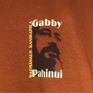 Gabby Pahinui Shirt M Hawaiian Artist Musician Vintage